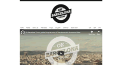 Desktop Screenshot of okbarcelonatours.com